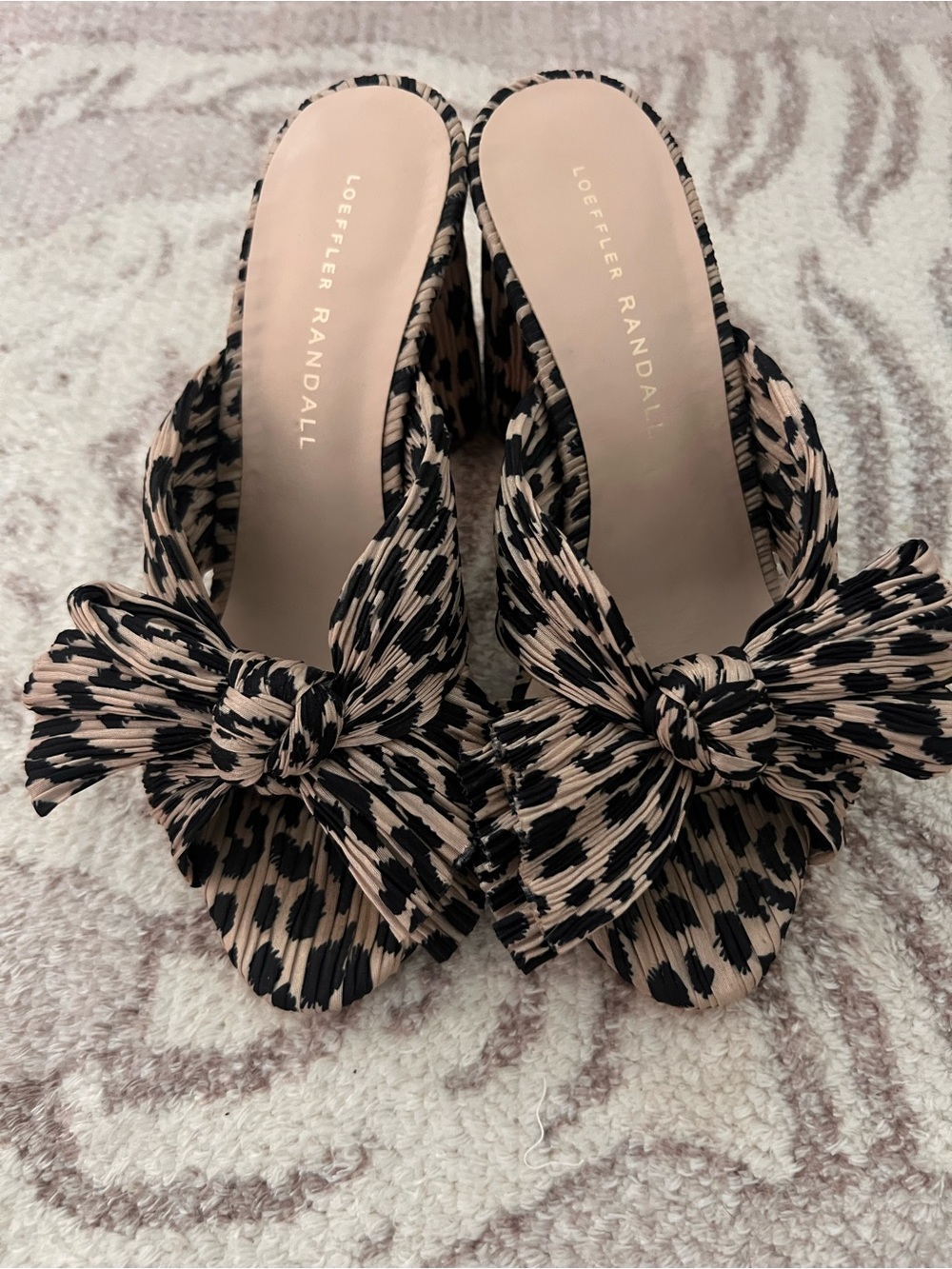 Loeffler Randall Penny Leopard Heels size 5.5